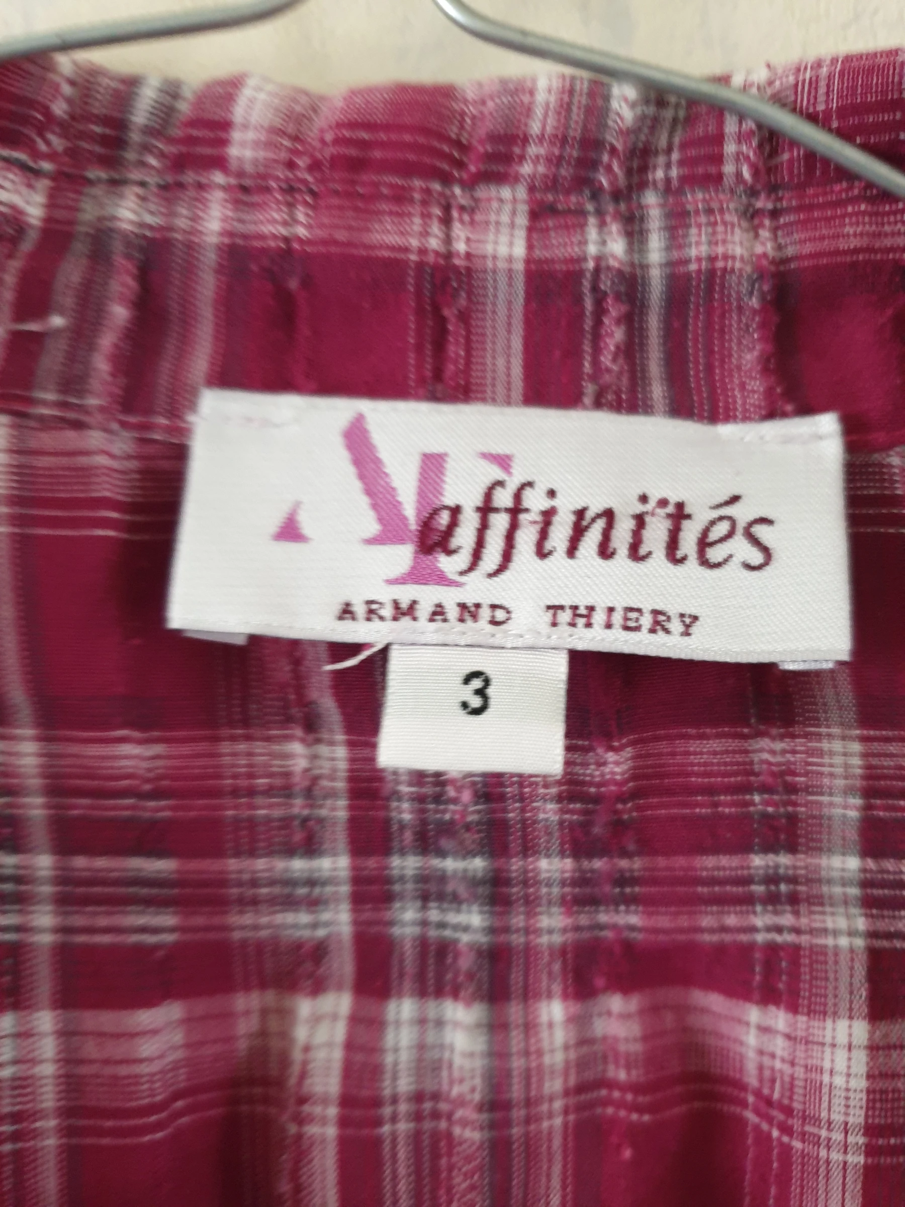 Camisa escocesa – Armand Thiery – T3 – photo 3